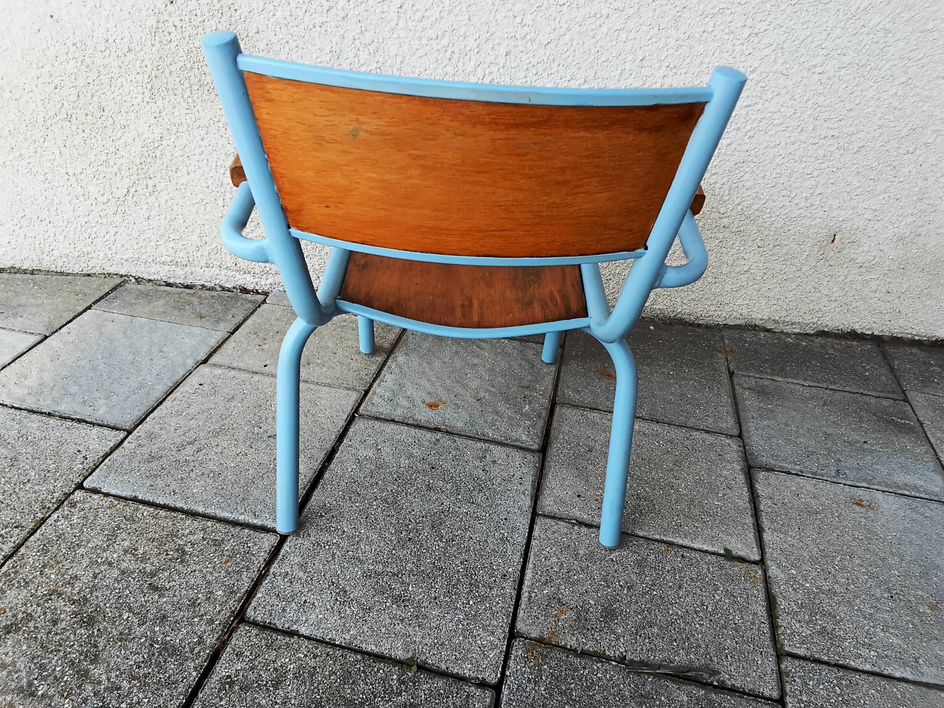 Children's desk and armchair