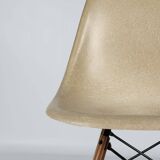 Greige Set (4) Herman Miller Vintage Original Eames DSW Side Shell Chairs