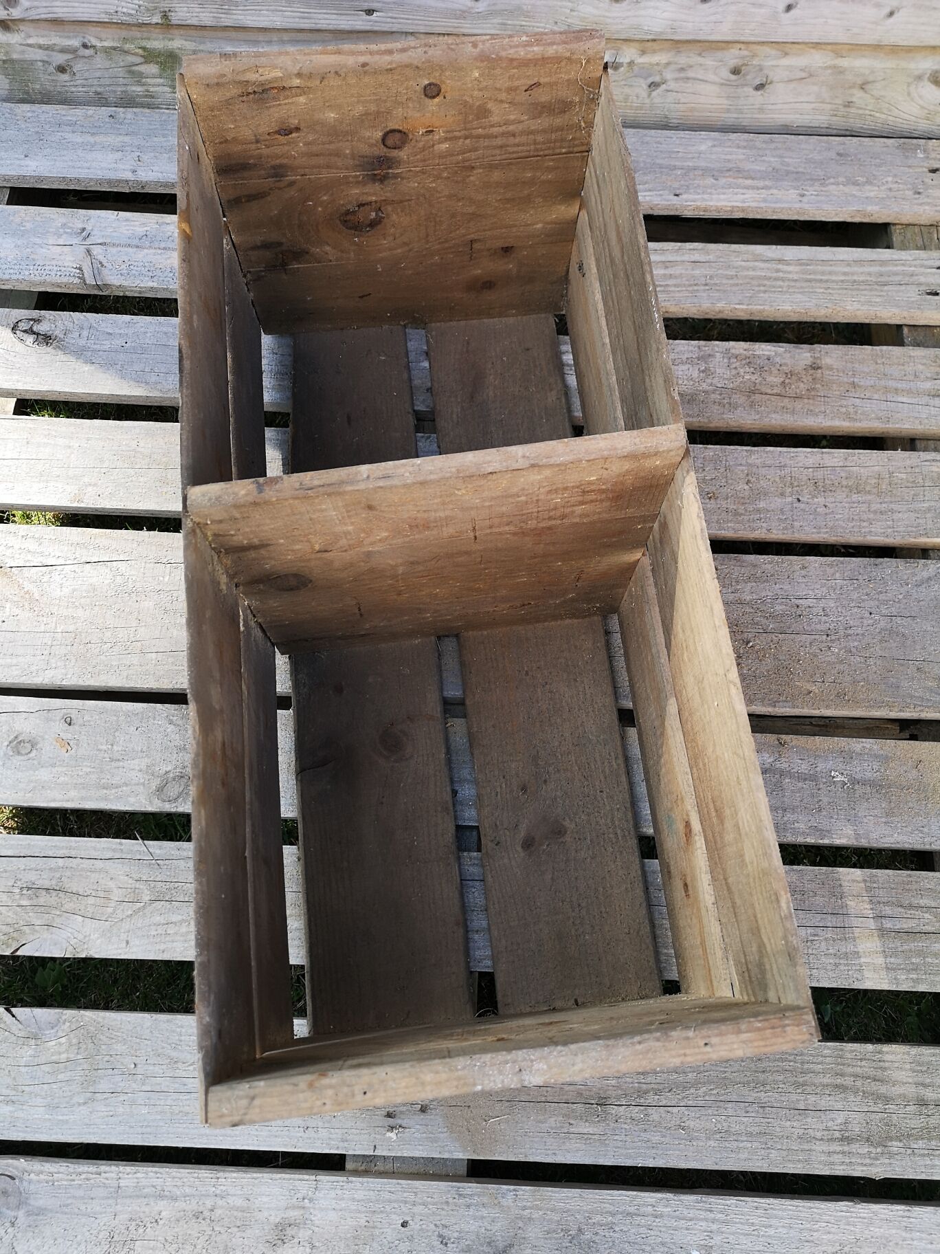 Vintage wooden case outspain