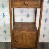 Painted metal bedside table