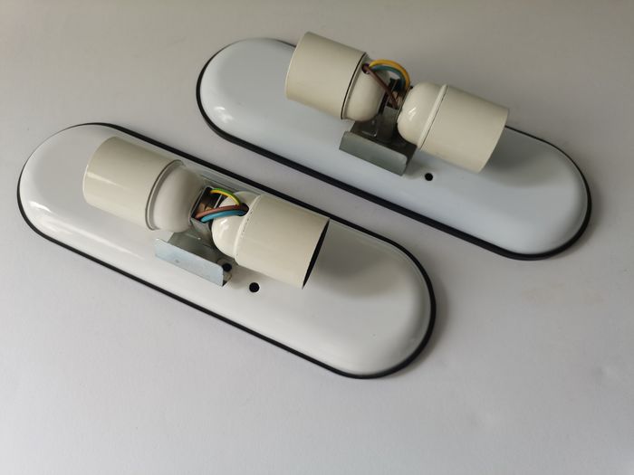 Dui model wall lamps by Vico Magistretti for Artemide