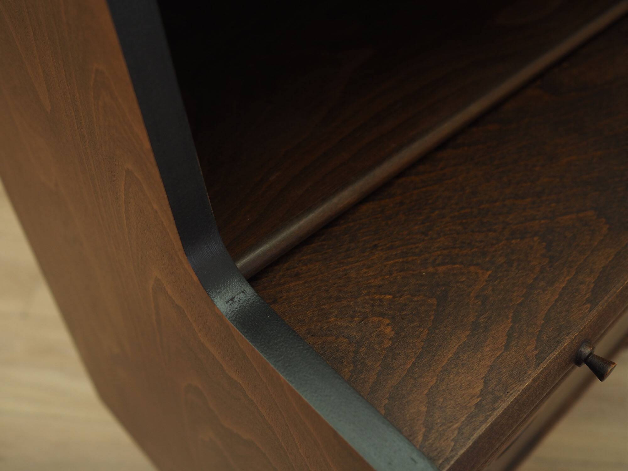 Walnut Secretary Desk 1960s Denmark with Drawers