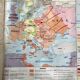 School poster School Map War 1939 1945