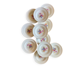 Lot de 11 assiettes creuses - gien