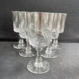 6 Baccarat Champigny wine glasses