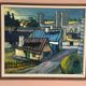 Original Swedish Oil on Panel – “Northern District, Visby” by Mats Ahlberg