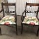 Pair of english bridge chairs