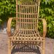 Series of 4 rattan armchairs from the 70s from the Netherlands