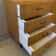 Commode vintage scandinave des années 60 en chêne clair