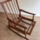 Rocking chair scandinave vintage