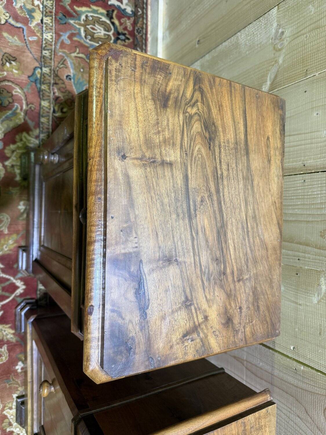 Pair of bedside tables from the Louis Philippe period in walnut.