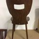 Chaise bistrot Baumann en hêtre années 50