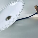 Vintage glass hanging lamp