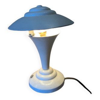 Lampe champignon métal année 50