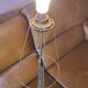 1950s lamppost in gold and rhodoid metal
