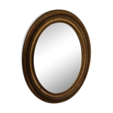 50x40cm golden oval antique mirror