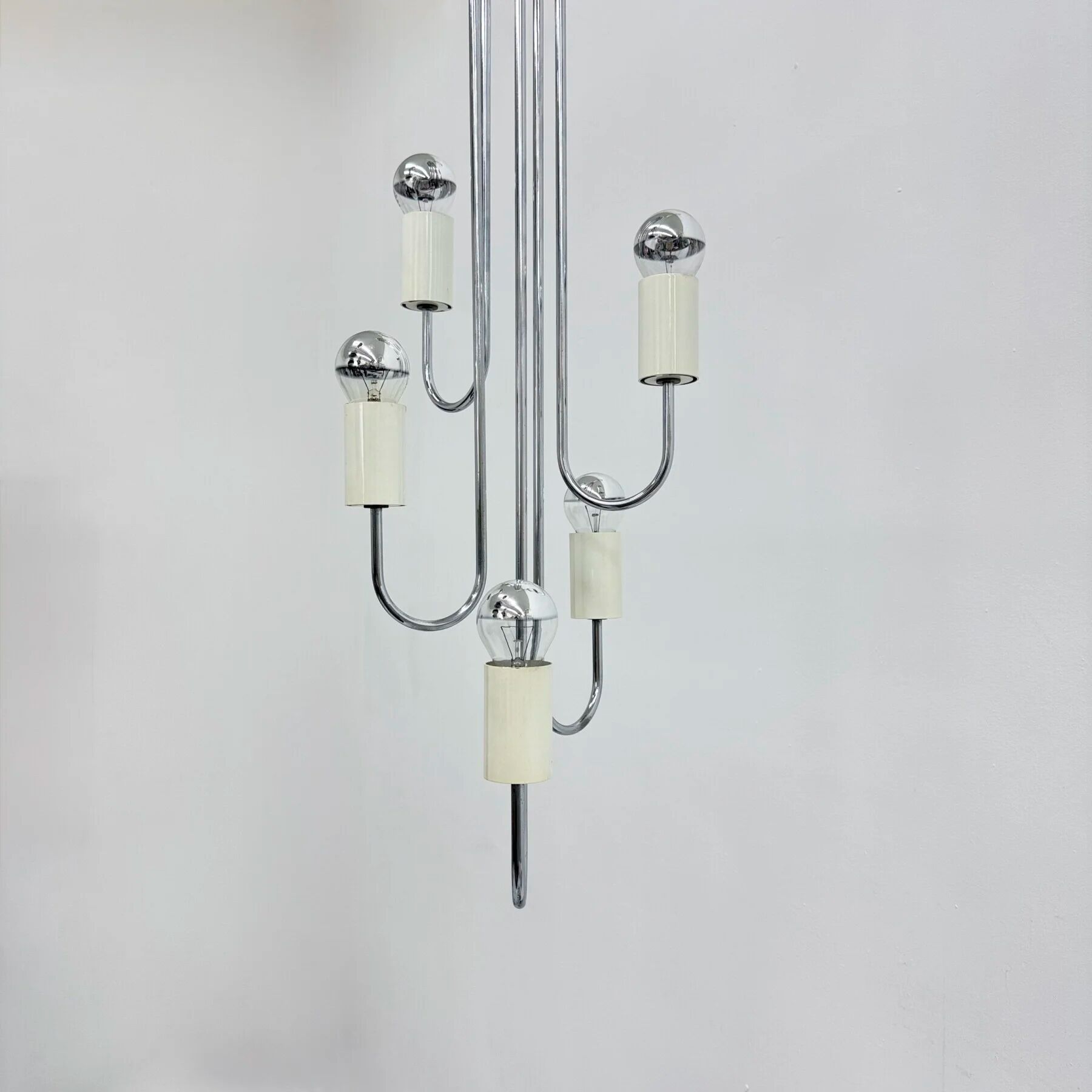 Suspension du milieu du siècle par Gaetano Sciolari, années 1970, Italie