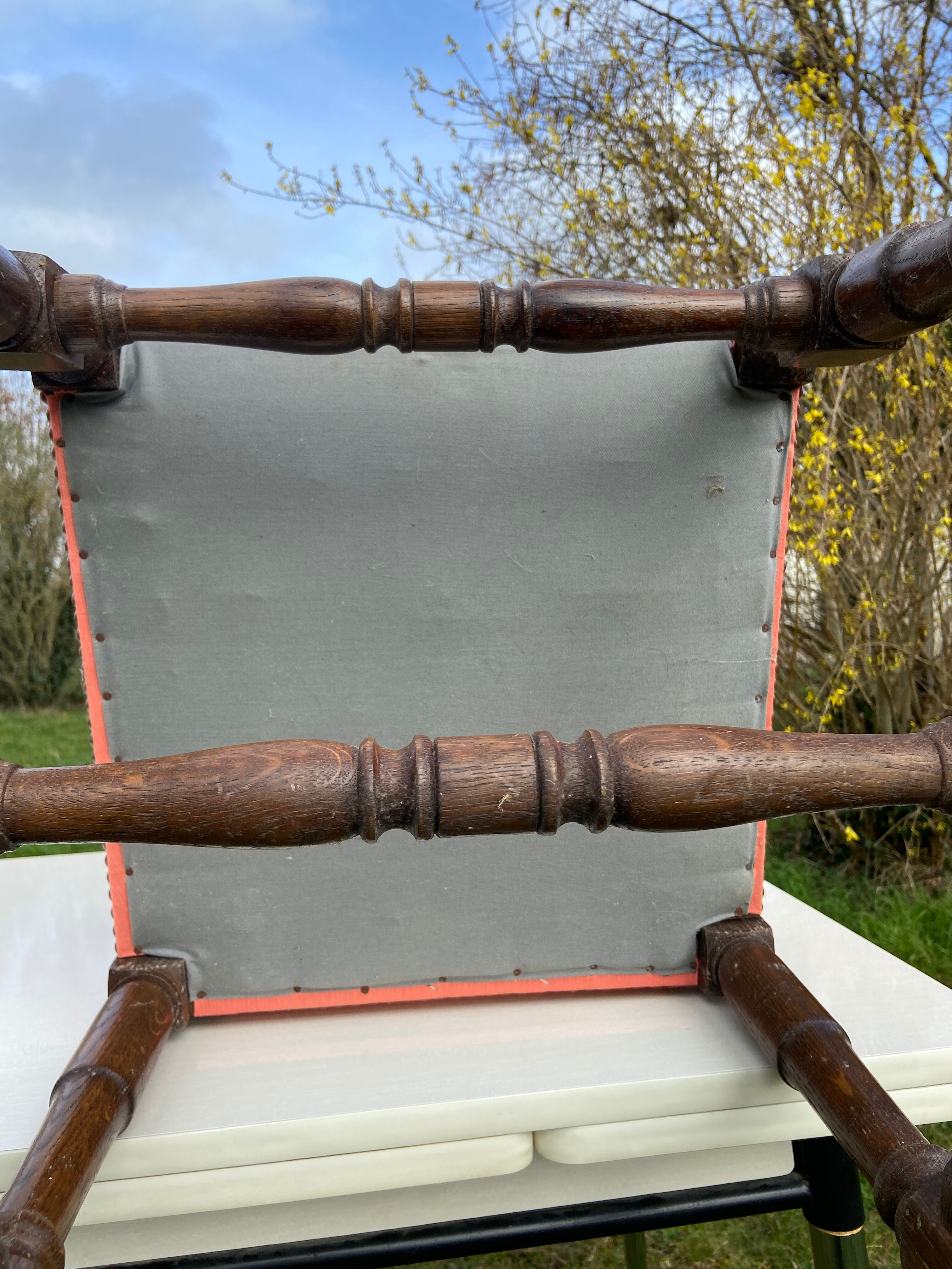 Louis XV style chair sheep bone