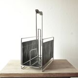 Vintage Scandinavian magazine rack in modernist style - 1960s