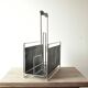 Vintage Scandinavian magazine rack in modernist style - 1960s