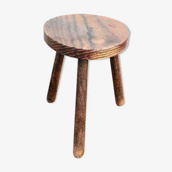 Tabouret de ferme tripode