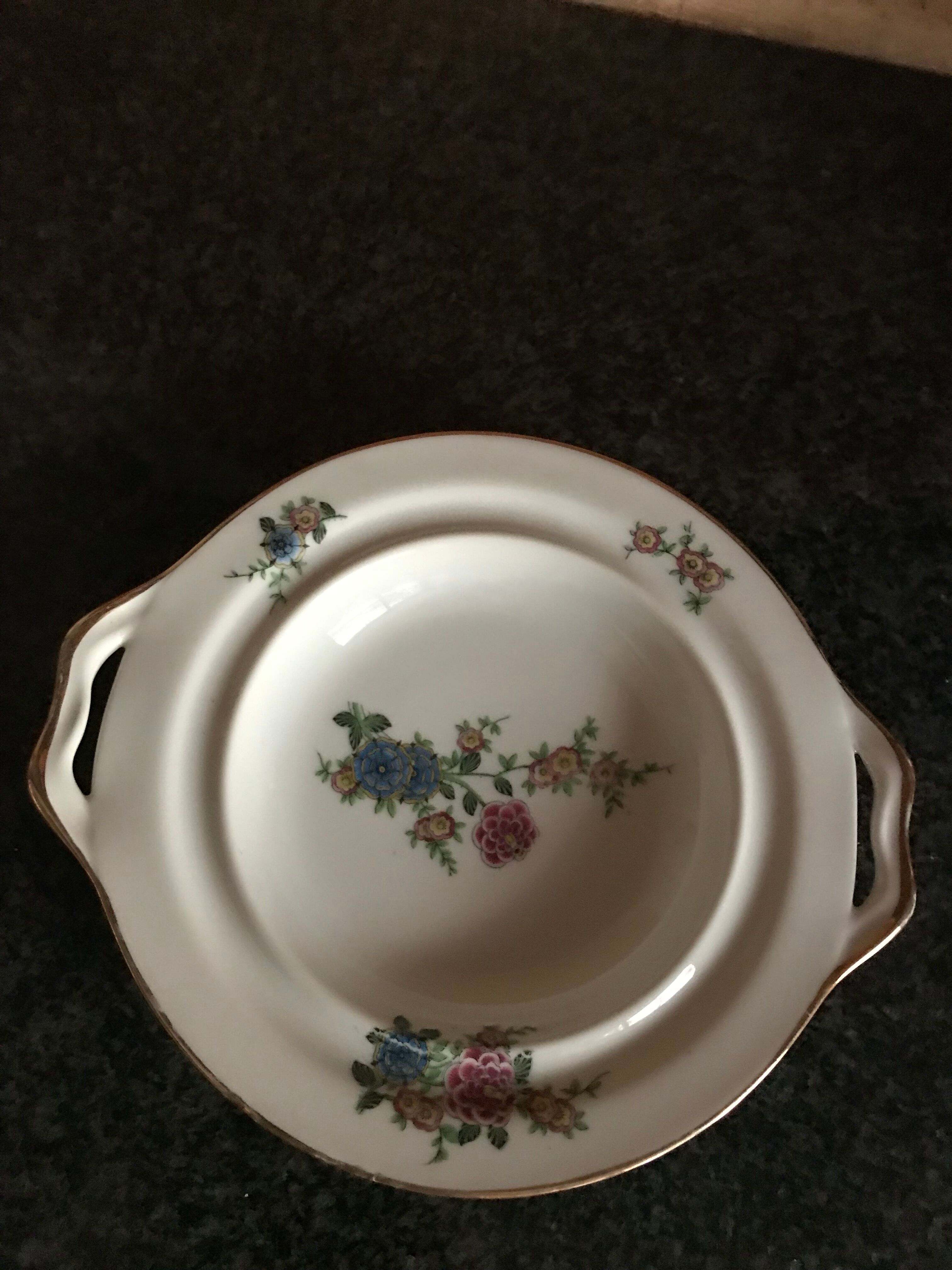 Butter maker in Porcelain of Limoge