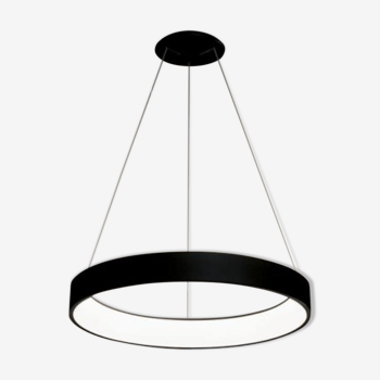 Black led suspension, ø900mm ring