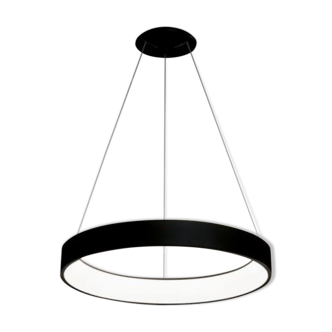 Suspension led noire, anneau ø900mm