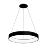 Suspension led noire, anneau ø900mm