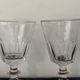 Suite of 5 old Baccarat walking glasses in crystal and glass
