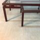 Pierre Vandel metal lacquered stone bass table and glass