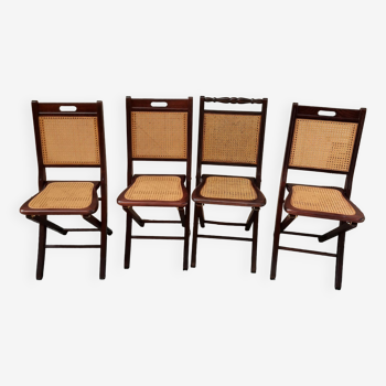 Lot de 4 chaises pliantes