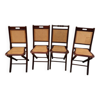 Lot de 4 chaises pliantes