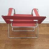 Pair of D4 folding armchairs by Marcel Breuer,  Tecta edition