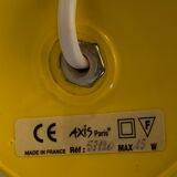 Octopus Axis Paris articulated yellow lamp 1990
