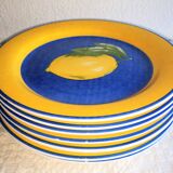 Service flat plates Quadrifoglio Lemon