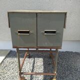 Filing cabinet, vintage industrial drawer unit