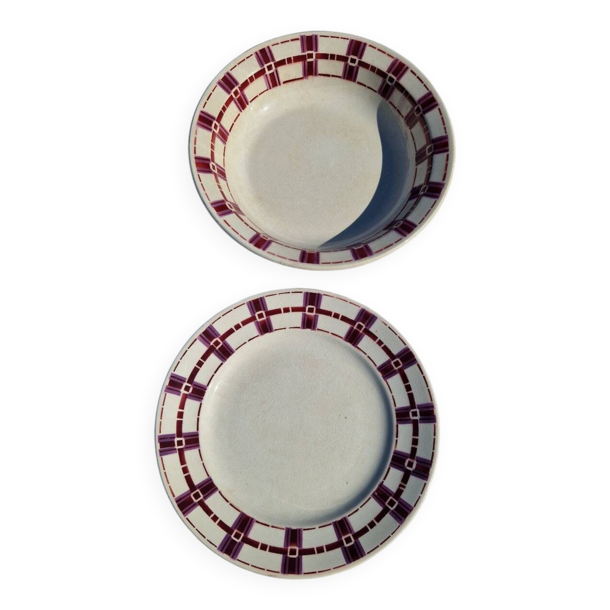Lot De 2 Plats Rond Moulin Des Loups Hamage Modèle Stuart