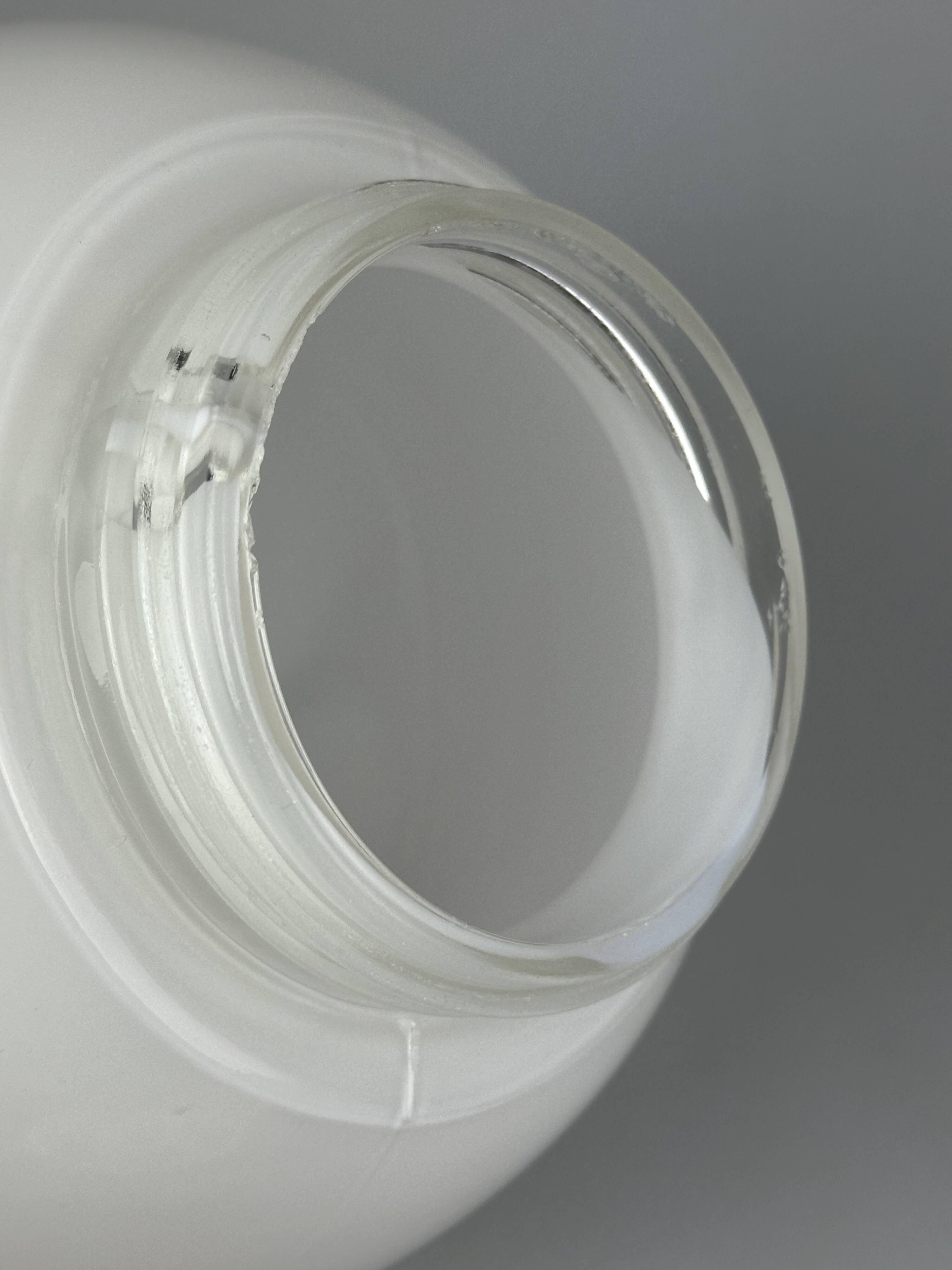 50s 60s wall lamp cellar lamp ceramic & glass Bauhaus design