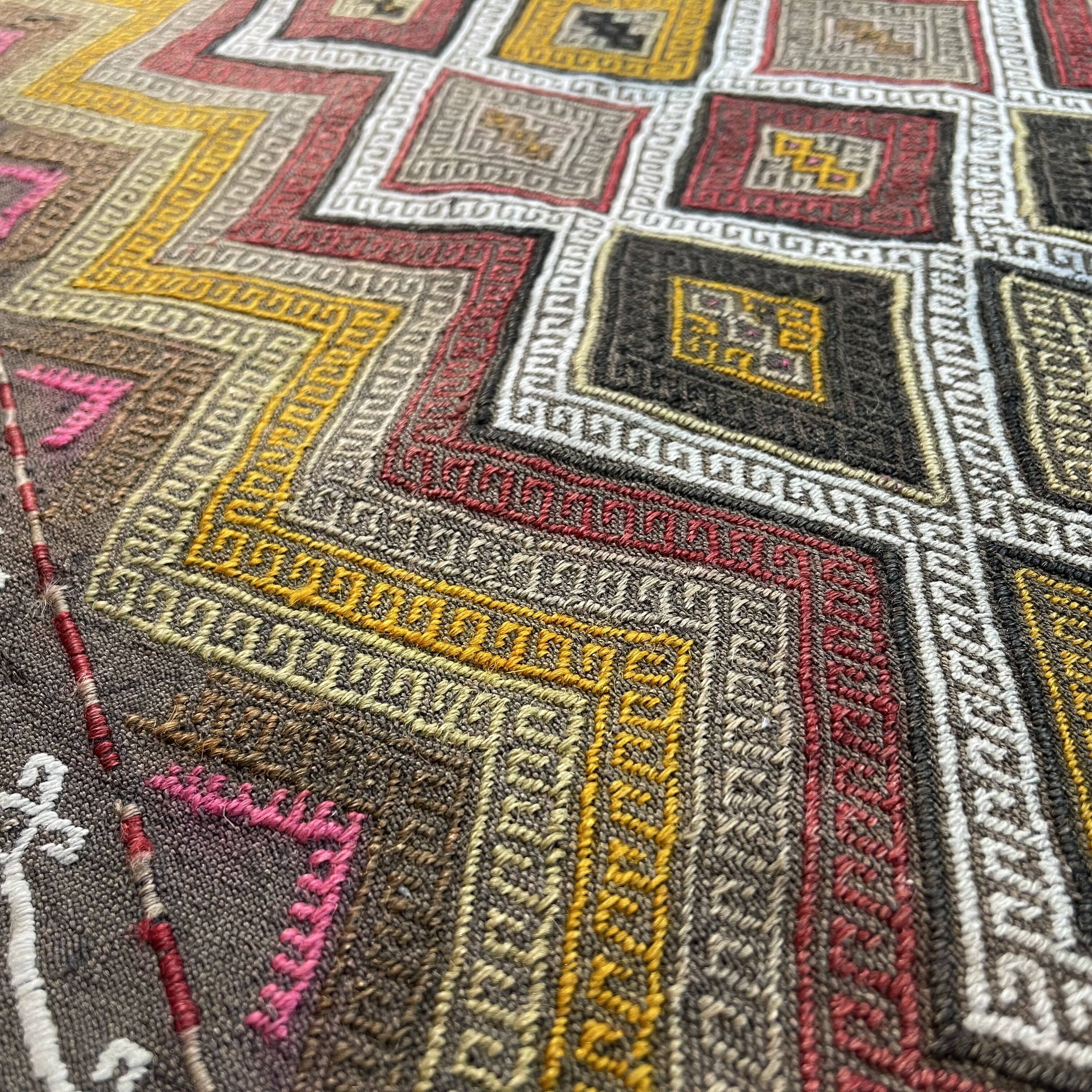 Vintage turkish kilim rug , 78 x 54 cm