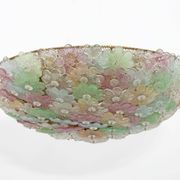 Attributed to Barovier & Toso Mid-century Modern Murano Glass Ceiling Light