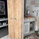 Two Art Deco solid oak wardrobe doors Solweig & Abigaël screen