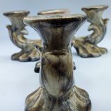 Pair of U Keramik candlesticks