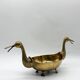 Table centre "ducks" in brass – circa 1950s