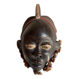 African ceramic mask Punu Gabon