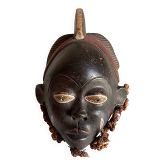 African ceramic mask Punu Gabon