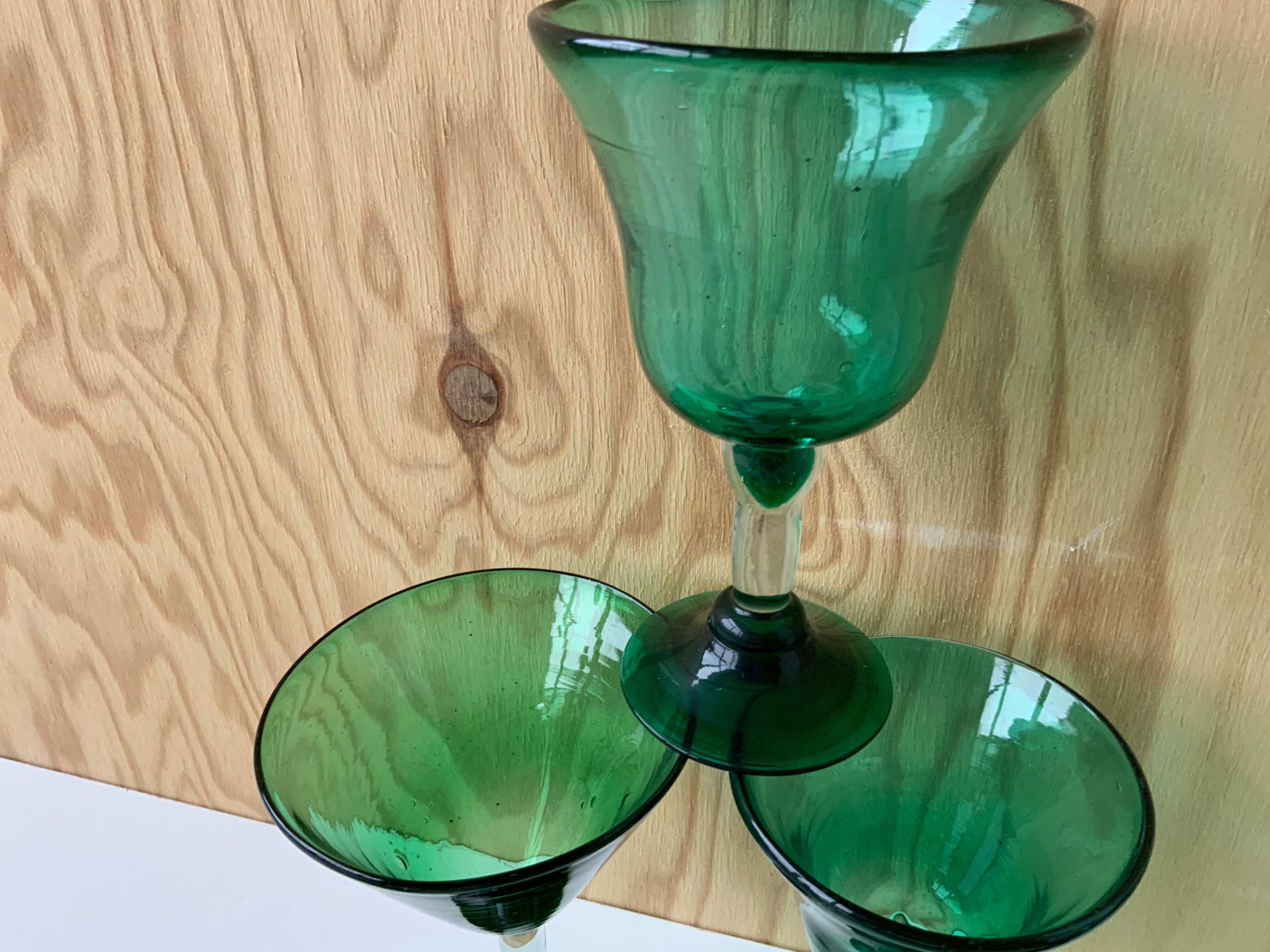 Vintage foot glasses