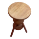 Vintage wooden tripod artist watchmaker stool brutalist workshop