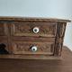 Gradin de bureau ancien en chêne sculpté