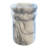 Vase en marbre gris
